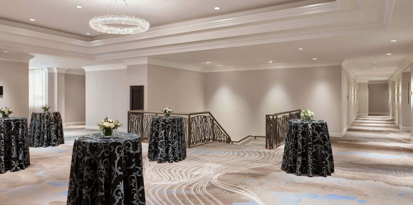 Meeting or event in foyer