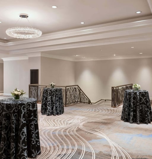 Meeting or event in foyer