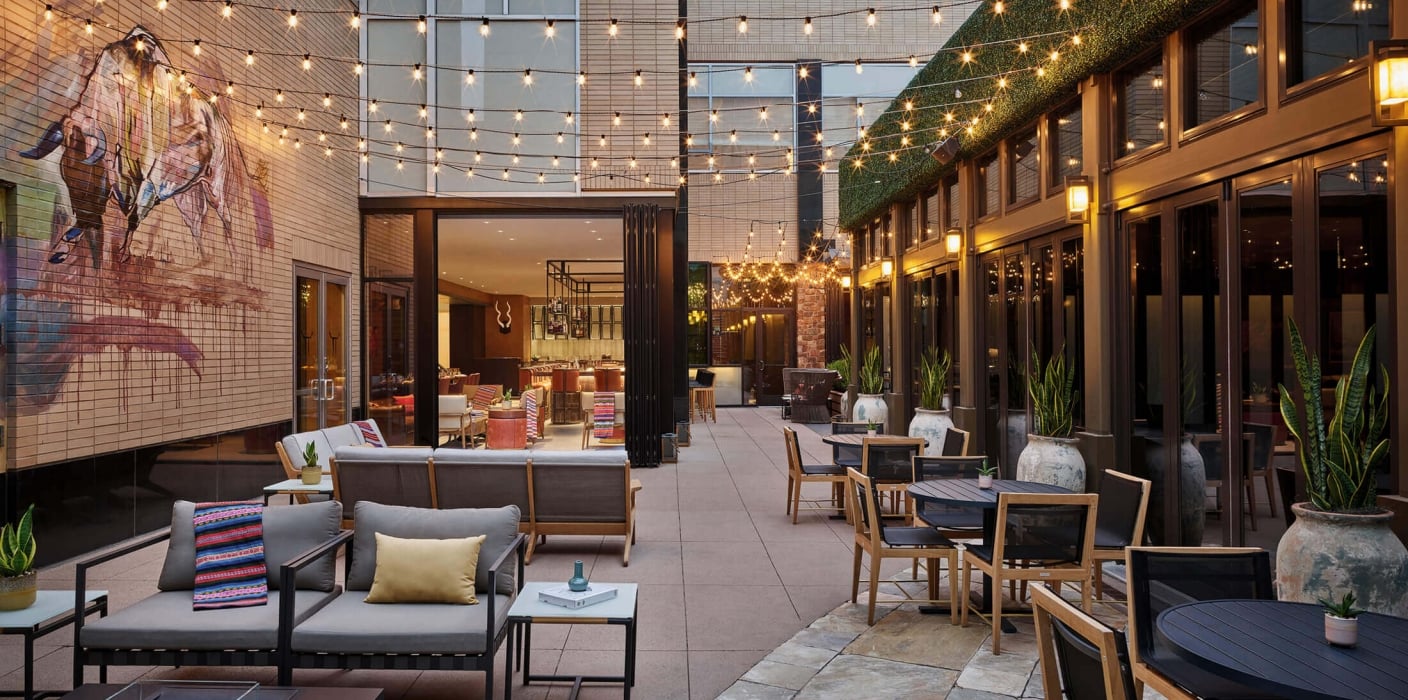 Toro restaurant outdoor patio | Hotel Clio | Dining in Cherry Creek | Cherry Creek North, Denver's shopping district | Stay In Denver, Colorado