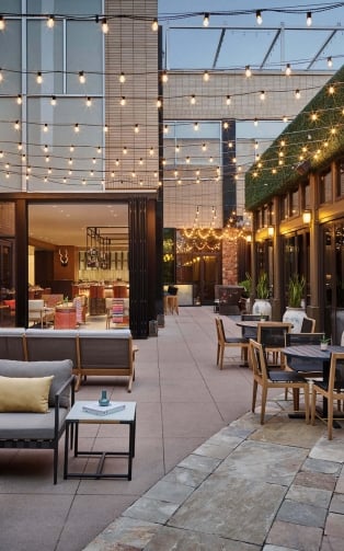 Toro restaurant outdoor patio | Hotel Clio | Dining in Cherry Creek | Cherry Creek North, Denver's shopping district | Stay In Denver, Colorado