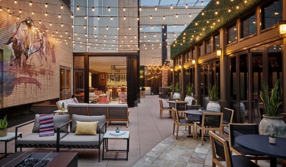 Toro restaurant outdoor patio | Hotel Clio | Dining in Cherry Creek | Cherry Creek North, Denver's shopping district | Stay In Denver, Colorado