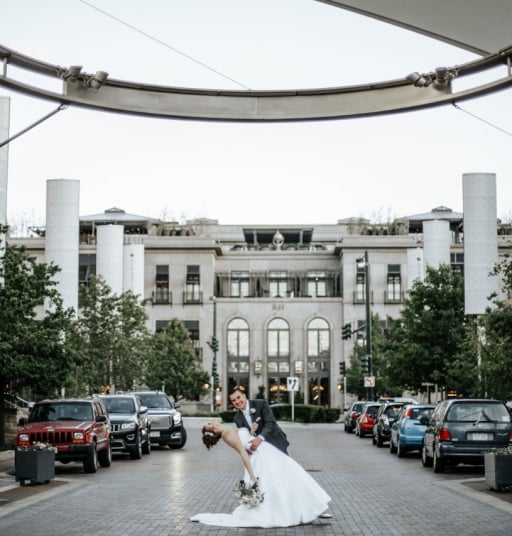 Bride and groom photoshoot