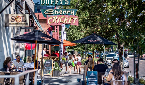 patio dining in Denver