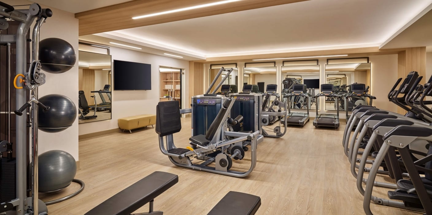 gym at Hotel Clio