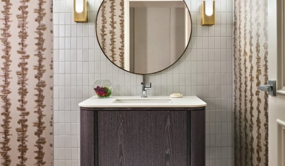 One Bedroom Suite vanity