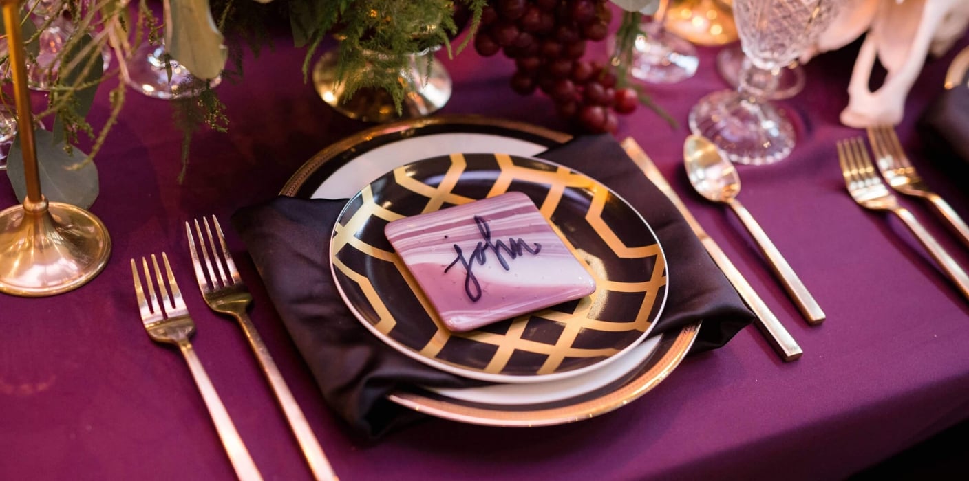 wedding tableware