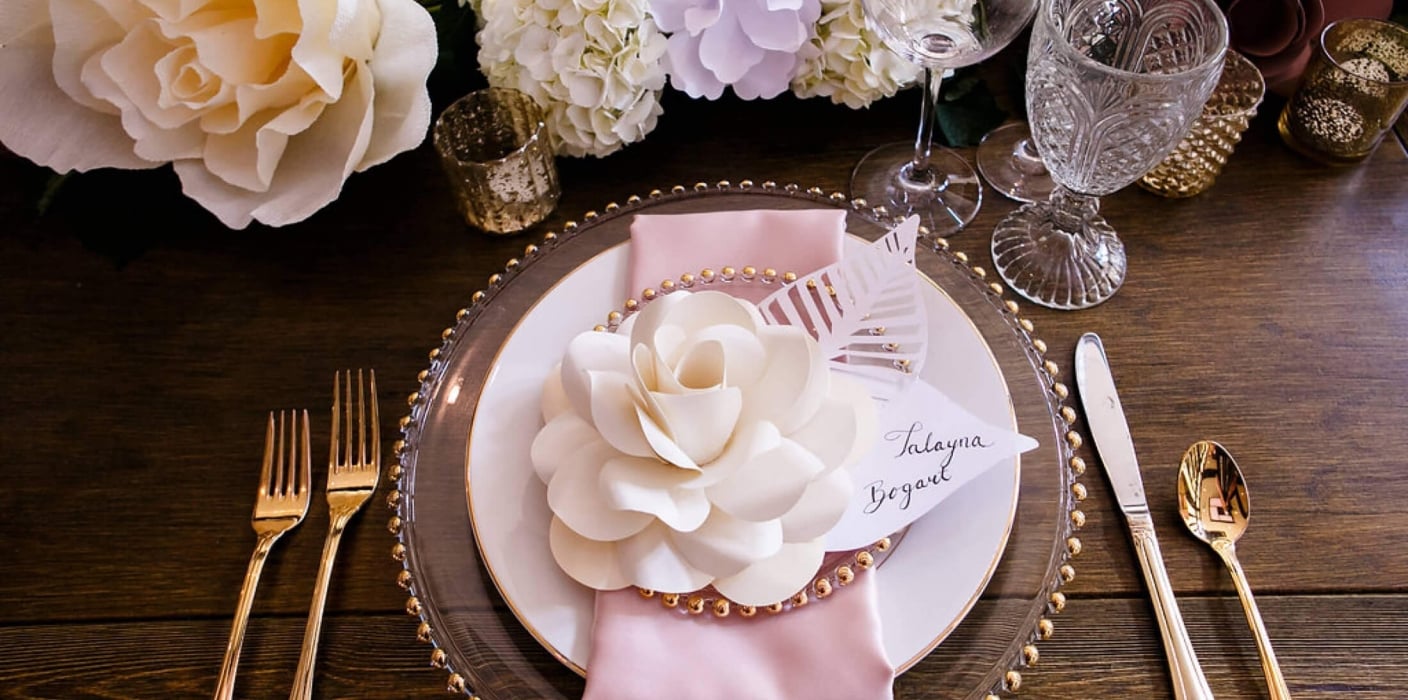 Wedding tableware