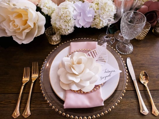Wedding tableware