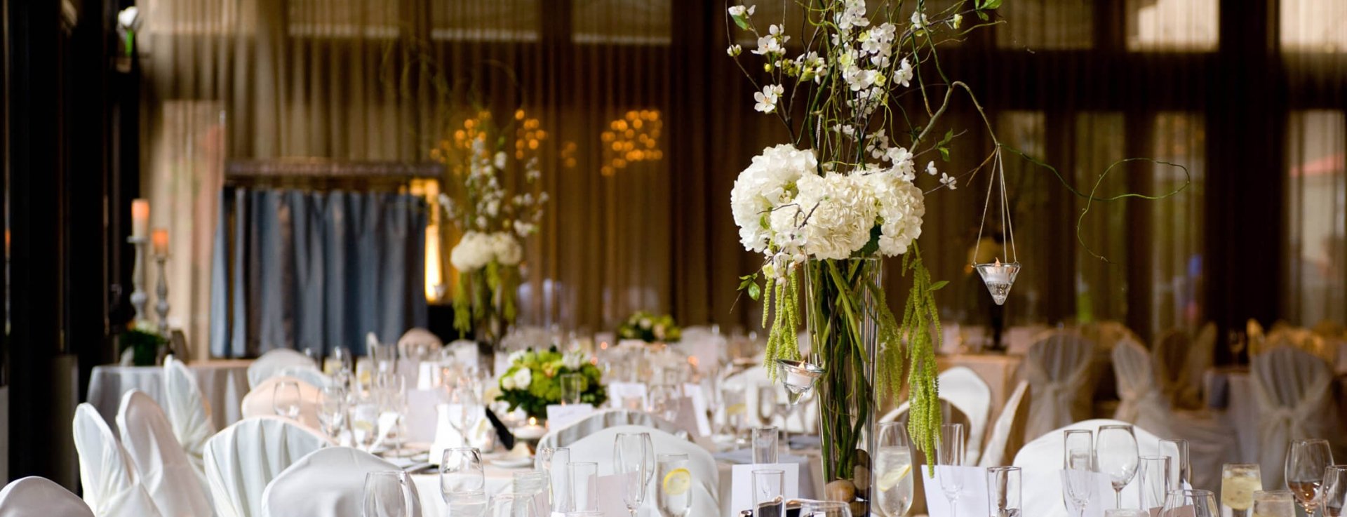 wedding dining setup