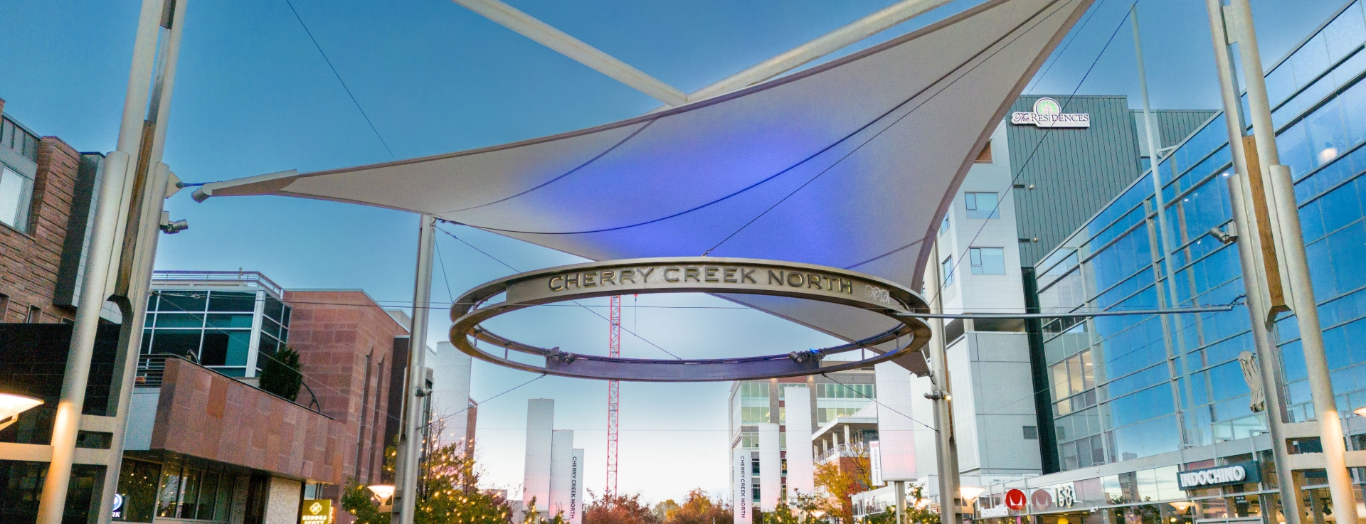 Cherry Creek North sign exterior view