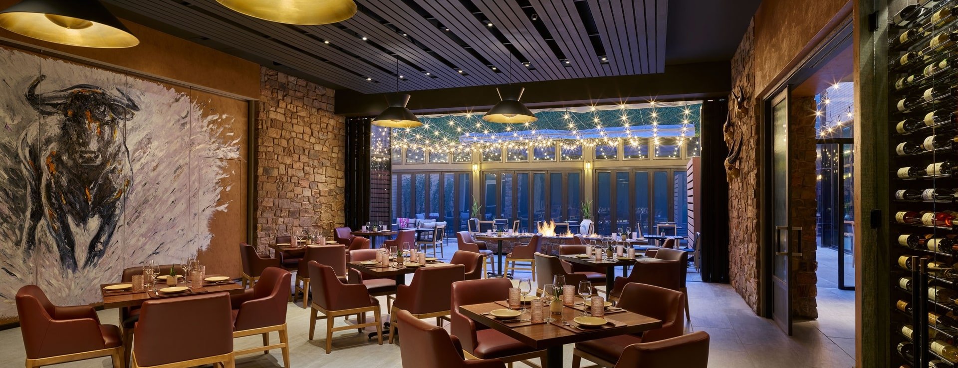 Interior view of Toro dining room