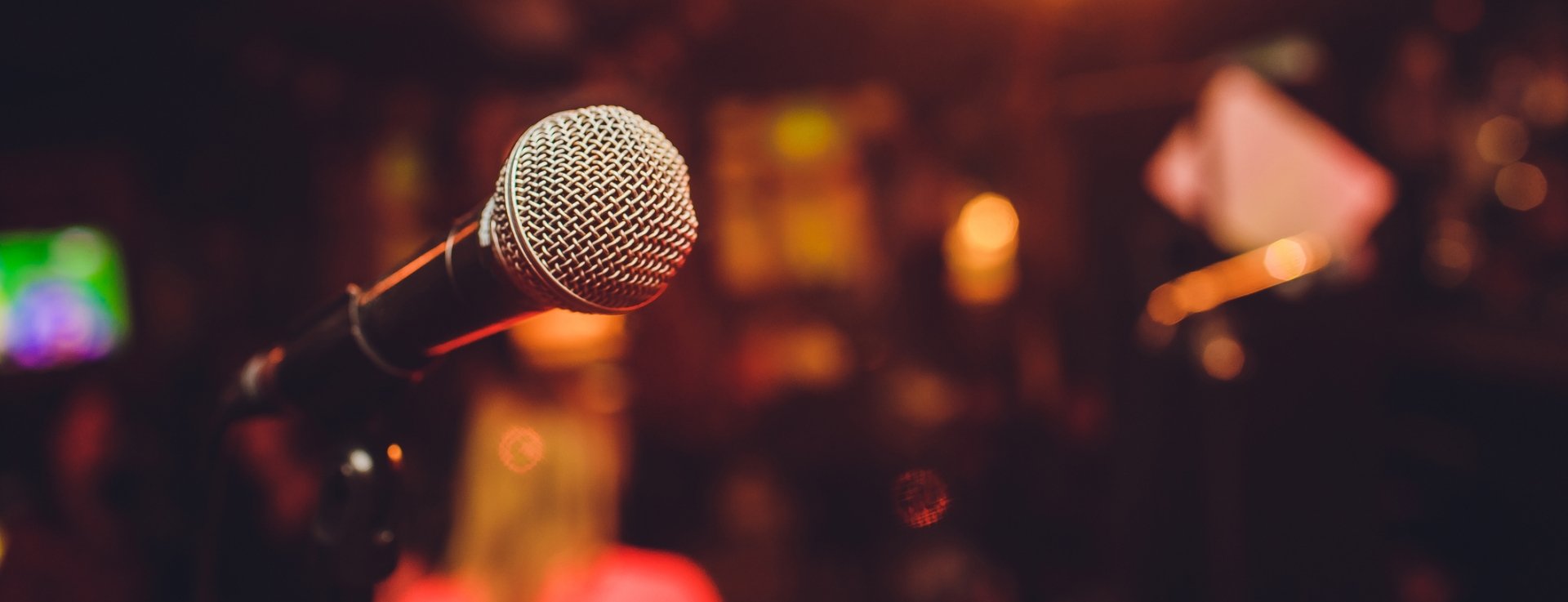 a close up view of a microphone